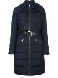 quilted belted coat