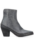 woven base ankle boots