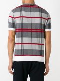 check knit T-shirt