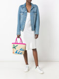 Pink trim tote 