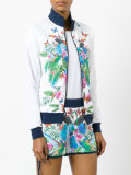 tropical print track jacket