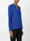 band collar blouse