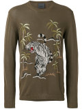 jungle-print T-shirt