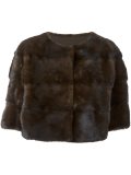 cropped fur jacket
