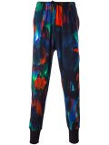 aurora print tapered trousers