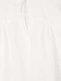 keyhole neck blouse