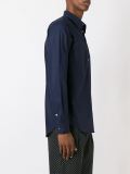 tailored contrast shirt
