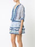 printed ruffle dress 
