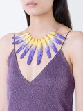 feather pendant chain necklace