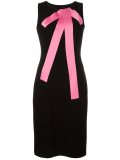 contrast stripe dress