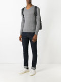 raw slim fit jeans