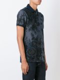 floral print polo shirt