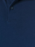 striped-hem polo top