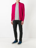 zip up roll neck cardigan 