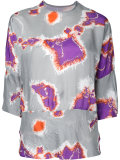 three-quarter sleeve blouse 