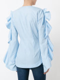 ruffle sleeved shirt 