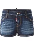 distressed denim shorts
