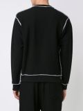 exposed seam sweatshirt