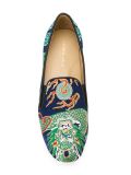 oriental motif slippers