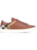 checked detail sneakers