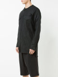 zipped long shirt