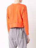 cropped sweatshirt