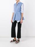 flared sleeveless top