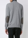 elbow patch cardigan