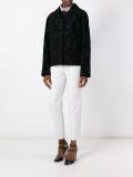 buttoned short coat