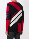 geometric intarsia jumper