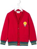 lightbulb motif bomber jacket