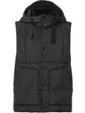 polka dots hooded gilet