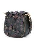 flower embellished shoulder bag