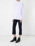 micro crepe turtleneck sweater 