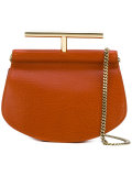 T-bar handle satchel