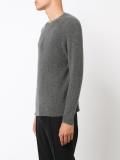 ribbed crew neck jumper