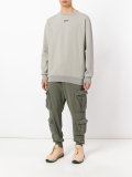 'off' print sweatshirt