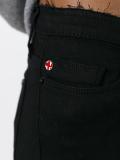raw edge flared jeans