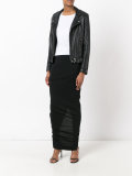 drawstring maxi skirt