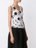 bubble pleated tank top