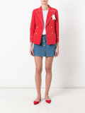 double-breasted blazer