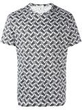 motorcycle print T-shirt