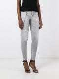 Skinny chain trim jeans