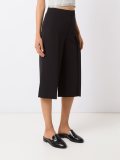 wide leg cropped trousers