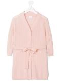 cable knit coat