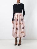 floral print full skirt