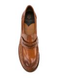 chunky heel penny loafers 