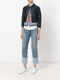 layered cropped jacket
