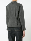 collar-buckle blazer