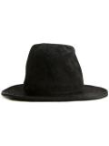 oversize suede hat